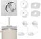 Nearockle 6 Stück Silikon Strohhalm Abdeckung Auslaufschutz, Kompatibel für Stanley Quencher H2.0 30oz|40oz Cup Tumbler FlowState Zubehör (Transparent)