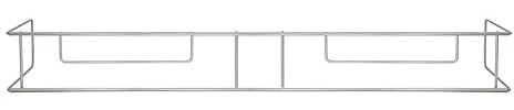 CM GARDEN - Balconcillo para Macetas, Portamacetas Ventana, Protector de macetas Ventana, Extensible 143-200 cm, Acero Lacado, Gris Plata | Incluye Tornillería