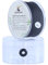 KONMAY Cordoncino in nylon satinato intrecciato da 0,4 mm, 150 m, colore nero, con custodia, per la creazione di gioielli, perline, nodi cinesi, kumihimo, macramè