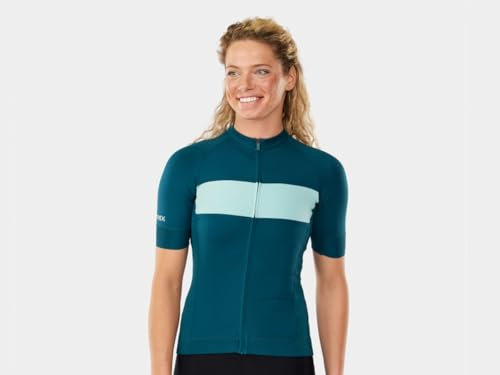 Trek Circuit LTD Damen Fahrrad Trikot kurz grün 2025: Größe: XL (40/42)