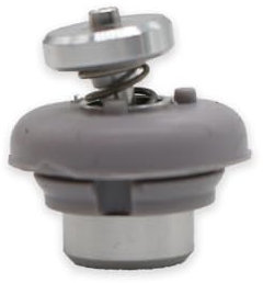 ANAKEL HOME Válvula de Seguridad Adaptable Compatible con Olla a Presión Duromatic | Válvula de Sustitución para Tapadera de Olla Duromatic, Gris