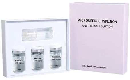 Système De Micro-Infusion Faciale, Kit De Micro-Aiguilletage à L'acide Hyaluronique, Sérum Pour Une Peau éclatante, Réduit Les Rides, Rajeunit La Peau, Améliore L'élasticité Et Hydrate En Profondeur(1