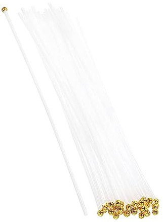 YARNOW 100 pali per bandiera in plastica da 38 cm, robusti, parti di ricambio per eventi sportivi, decorazioni per festival, tavoli fai da te