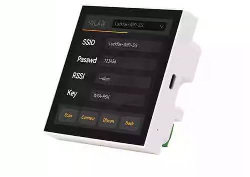 Koolenry 4 Inch Smart Wall Switch 86-Type Touch Screen Center Control Panel RV1106G2 0.5TOPS with WIFI Bluetooth