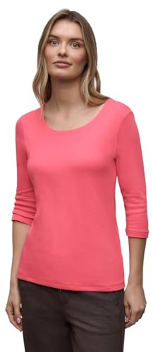 Damen Basic Shirt mit blickdichter Front