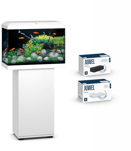 JUWEL Aquarium Primo 70 LED 2.0 Kombination Weiß Premium-Bundle