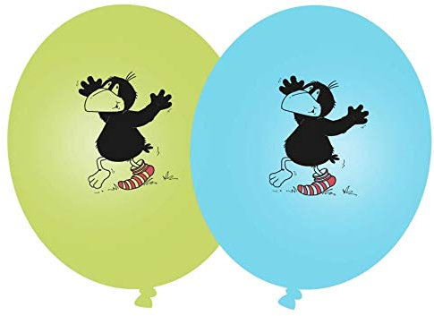 8 Luftballons * DER KLEINE RABE SOCKE * für Kinderparty und Kindergeburtstag von DH-Konzept // Deko Ballons Party Set