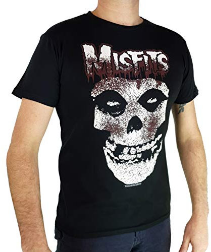 Band Monkey The Misfits Unisex T-Shirt Blood Drip Skull