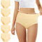 FALARY Culotte Femme Taille Haute Coton 5 pièces Nude M