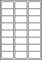 SmithPackaging Selbstklebende Adress-Etiketten, A4, 24 Etiketten pro Blatt, 100 Blatt, 63,5 x 33,9 mm, 2400 Etiketten