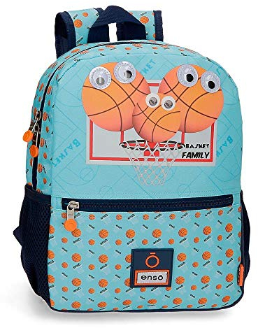 Enso Basket Family Rucksack Blau 25x32x12 cms Polyester 9.6L