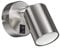 ledscom.de Wandspot WAIKA, einflammig, mit Schalter, GU10, chrom matt, inkl. GU10 LED Lampe (weiß, 4,888W, 450lm, 100°)