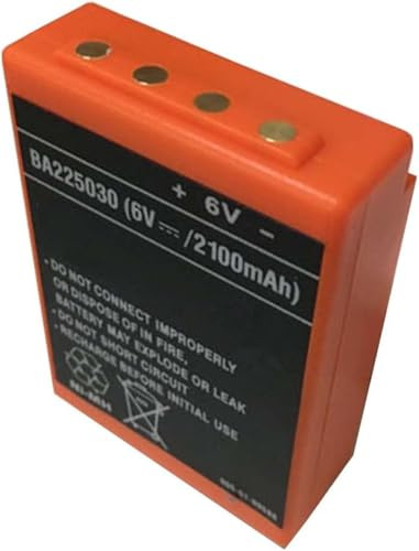 Bestome Ersatz Akku Kompatibel mit HBC FUB05AA FUB5AA FUB05XL BA225030 005-01-00615 6V,2100mAh