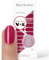 Original Miss Sophie Nagelfolien Cherry Pie I 24 ultra-dünne Nagellack-Streifen einfarbig in Rot I Für Finger- & Fußnägel I Hält auf Natur- sowie lackierten, Acryl-, Gel- & Shellac-Nägeln