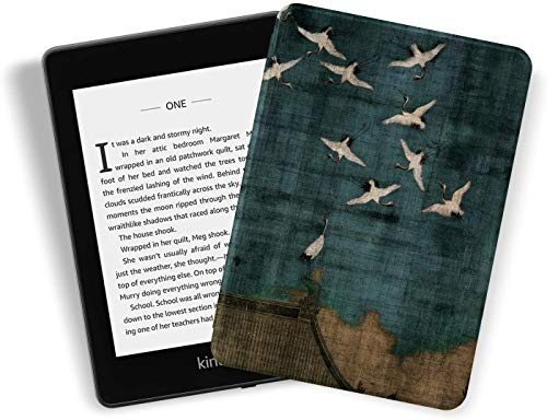 Kindle Paperwhite [10. Generation-2018, Modellnummer: PQ94WIF] - Strapazierfähige Smart-Lederhülle passend für Amazon den neuesten Kindle Paperwhite 4