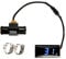 Termometro Digitale per Moto, Indicatore Temperatura Acqua Digitale Scooter per Sensore Digitale, Universale Misuratore di Temperatura dell'acqua (Blu + 22mm)