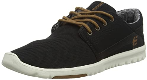Etnies Scout Men's Skate Shoe, Black/Gold/White - Sustainable, Comfortable, and Durable Sneakers