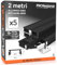 5x Profili da 2 metri (10mt) in Alluminio Nero per Strisce LED Copertura Opaca - larghezza max striscia led 12.4mm - 17.4 x 7