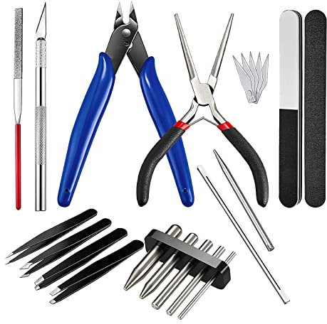 LOVIVER 17Pcs Metal Puzzle Tool Set for 3D Metal Puzzles Assembly Electronics