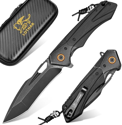 LOTHAR Lich King Folding Pocket Knife, Pocket Knife for Men Women