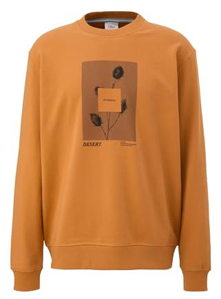 s.Oliver Men's 10.3.11.14.140.2129498 Sweatshirt Langarm, ORANGE, 3XL