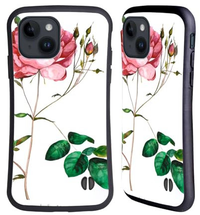Head Case Designs sous Licence Officielle Mai Autumn Rose Fleurs Florales Coque Hybride Compatible avec Apple iPhone 15
