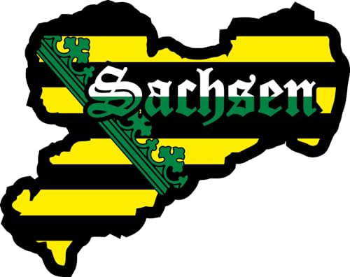 outlaw-rats Sachsen Aufkleber Flagge Fahne - PKW Motorrad PC Quad Modellautos Landkarte Urlaub Koffer