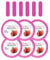 150PCS Nail Polish Remover Pads,Nail Varnish Remover Wipes in Box Gel Nail Wipes,Easy to Carry Instant Removal (One Size, Peach)