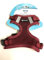 Petlando Hundebrustgeschirr Mesh-Vest Bordeaux XS (Halsumfang 14-18 cm, Brustumfang 25-34 cm)