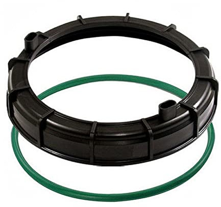 Anneau Bouchon Bague Serrage Ecrou Verrouillage Pompe Essence Gasoil Carburant AVEC Joint compatible avec BERLINGO C3 C4 C5 JUMPY SCUDO ZETA 206 207 208 308 406 407 EXPERT - 153130 9633283880