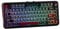 MechLands Vibe75 V2 75% kabellose Gaming-Tastatur mit Bildschirmmodul, Hot-Swap-fähige cremige mechanische Tastatur mit Dichtungsstruktur, BT5.0/2,4 GHz/USB-C, 5-lagige Polsterung, RGB (Schwarz)
