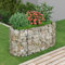 Xichuzi Gabionen-Hochbeet Verzinktes Eisen 120x50x50 cm, Pflanzkübel, Kräuterbeet, Hochbeete-kit, Pflanztrog, Vertikalbeet, Pflanzgefäße - 152024