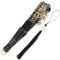 SHINEOFI Vintage Rose Gold Embroidered Hand Fan Black Sunflower for Wedding Hand-held Fans Folding for Women