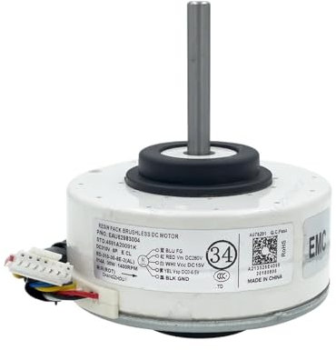 QCKRTAU Motor De Ventilador De CC For Aire Acondicionado, Compatible con LG, RD-310-30-8E-2(AL) SIC-37CVJ-F130-3 EAU62983004 4681A20091K Piezas De Acondicionamiento