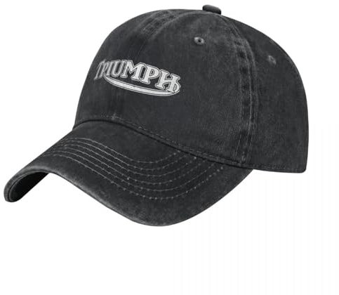 Klassisch American Racing T-Triumphed Washed Baseball Cap Motorrad Casual Trucker Papa Hut Sommer Weiblich Männlich Sonnenblenden Baseball Caps cool