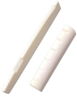 Toddmomy 2stücke Gitarrensättel Für Akustikgitarre Ersatzsättel Aus Ox Knochen Stegsattel Für Knochengitarre Musical Zubehör Ersatz Für Gitarrenbrücke