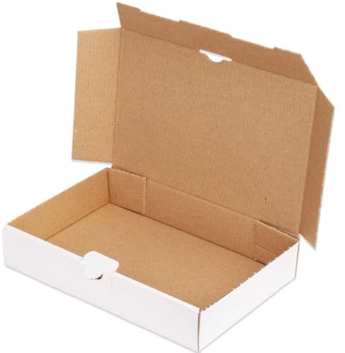 kartonprimus Maxi-cartoni per lettere, 240 x 160 x 45 mm, MB-3, confezione pieghevole, stabile, formato DIN A5, spedizione di libri, spedizione (100 pezzi)