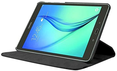 Lobwerk Schutzhülle für Samsung Galaxy Tab S2 9.7 SM-T810 T811 T813 T815 T819 9.7 Zoll Smart Slim Case Book Cover Stand Flip S 2 (Schwarz) NEU