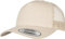 FLEXFIT Trucker Cap, Classic Trucker Hat, Baseball Trucker Cap with 5-Panel and Mesh Back, Adjustable Baseball Hat with Plastic Closure, Headwear, Unisex, Colour: Khaki, Size: One Size