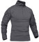 KEFITEVD Tactical Shirt Herren Multicam Paintball Bekleidung Bundeswehr Pullover Taktisch Hemd Stehkragen 1/4 Zipper Militär Uniform Outdoor Longsleeve Grau 2XL
