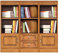Arteferretto Made in Italy Wohnwand Bücherregal niedrig - Kollektion Compos