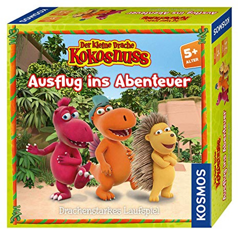 KOSMOS 697938 Der kleine Drache Kokosnuss - Ausflug ins Abenteuer, Kinderspiel
