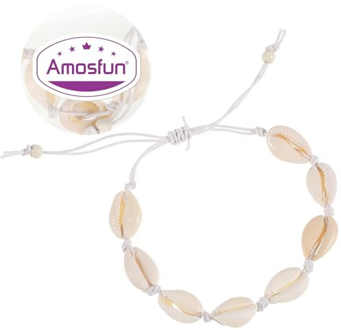 Muschel Perlen Armband handgefertigt gewebt Armband Muschel Charms Anhänger Hawaii Partei bevorzugt für Frauen
