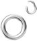 NewkeepsR Stahl 3,0mm×10mm Chirurgenstahl mit Klappbarem Klicksegment Orbital Conch Piercing Ring