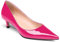Scarpe con Tacco Medio da Donna, Scarpe con Tacco Basso a Forma di Gattino, Scarpe con Punta a Punta da Donna, Slip on Pumps Fucsia EU45