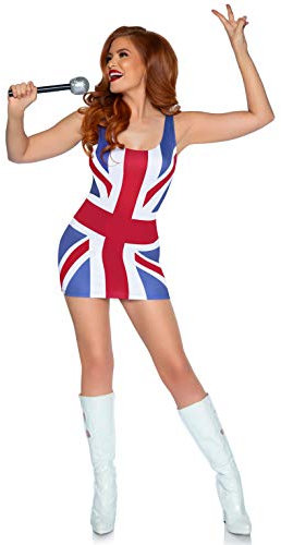 Leg Avenue 86909-10105 British Flag Dress, SML/Med, Multicolor Gastos, S-M (86909 10105)