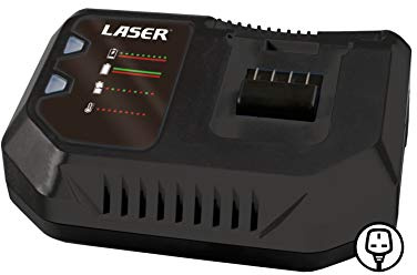 Laser Tools 8008 Battery Charger 230V Mains 4 amp with UK Plug