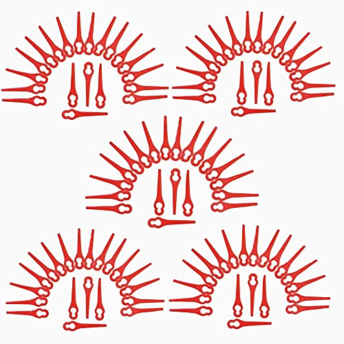 Lot de 100 lames de rechange en plastique pour coupe-bordures sans fil Einhell BG-CT 18 Li, RG-CT 18/1, GE-CT 18 Li, GE-CT 18 Li