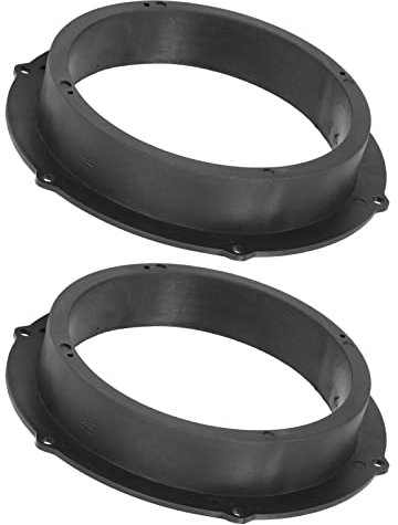 Shanrya Support de de Haut-parleurs de Voiture, Anneaux adaptateurs de Haut-Parleur 2 pièces/Ensemble Anti-Rayures décoratifs pour Remplacement de Voiture pour Porte d'entrée