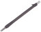 sourcing map Holzmeißelmesser 4mm Wolframkarbid Holz Schnitzen Handwerkszeug mit Flacher Spitze 150mm (6 Zoll) Länge mit Ledergriff
